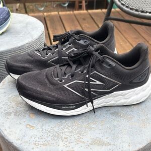 New Balance Black and White Fresh Foam Sneakers